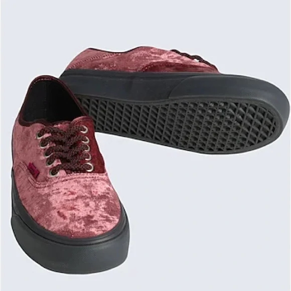 Vans x Alex Knost x Lee-Ann Curren Sneakers Burgundy Red Velvet Suede - Picture 9 of 14